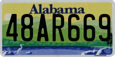 AL license plate 48AR669
