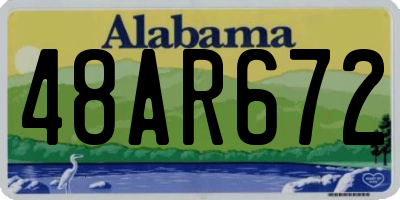 AL license plate 48AR672