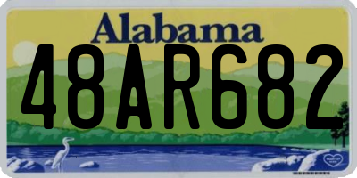 AL license plate 48AR682