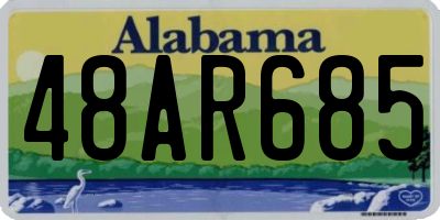 AL license plate 48AR685