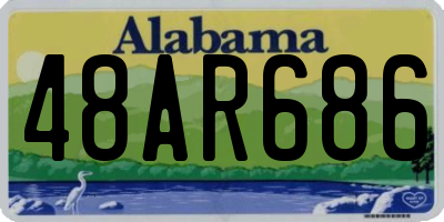 AL license plate 48AR686