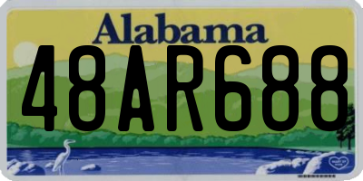 AL license plate 48AR688
