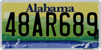 AL license plate 48AR689