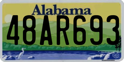 AL license plate 48AR693