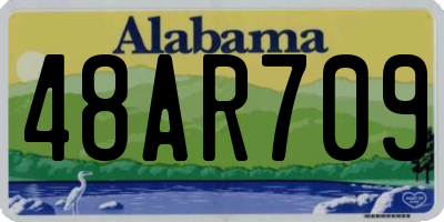 AL license plate 48AR709