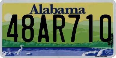 AL license plate 48AR710