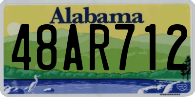 AL license plate 48AR712