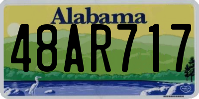 AL license plate 48AR717
