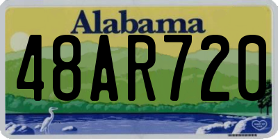 AL license plate 48AR720