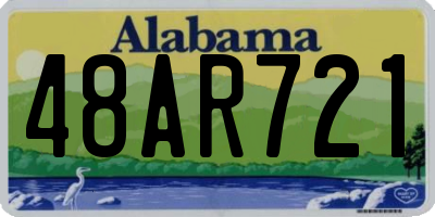 AL license plate 48AR721