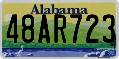 AL license plate 48AR723