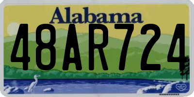 AL license plate 48AR724
