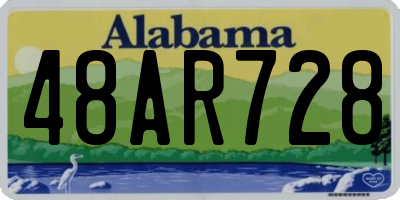AL license plate 48AR728