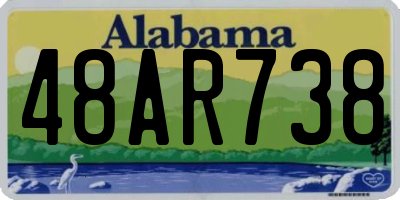 AL license plate 48AR738
