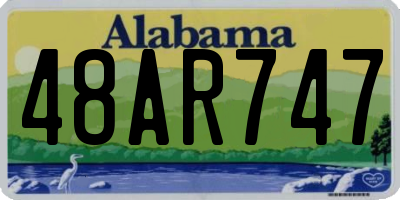 AL license plate 48AR747