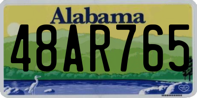 AL license plate 48AR765