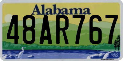 AL license plate 48AR767