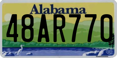 AL license plate 48AR770