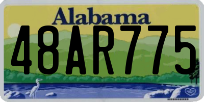 AL license plate 48AR775