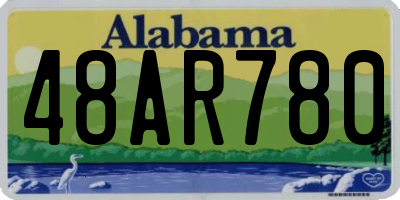 AL license plate 48AR780
