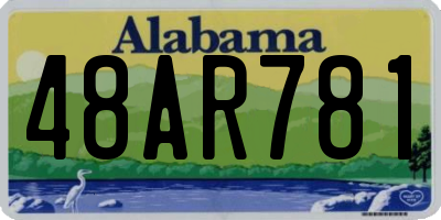 AL license plate 48AR781