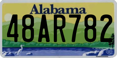 AL license plate 48AR782
