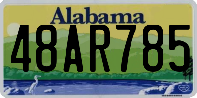 AL license plate 48AR785