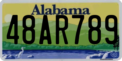 AL license plate 48AR789