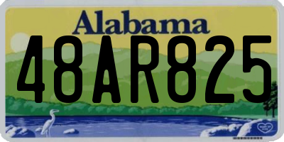 AL license plate 48AR825