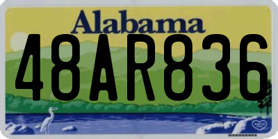AL license plate 48AR836