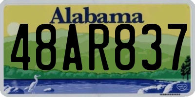AL license plate 48AR837