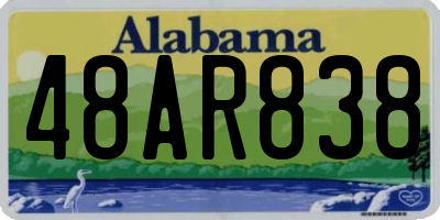 AL license plate 48AR838