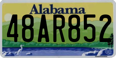 AL license plate 48AR852