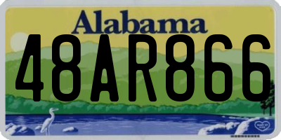 AL license plate 48AR866