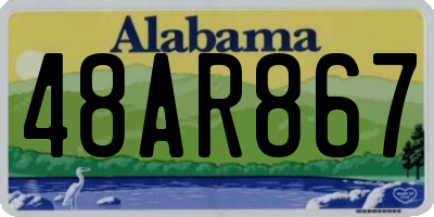 AL license plate 48AR867