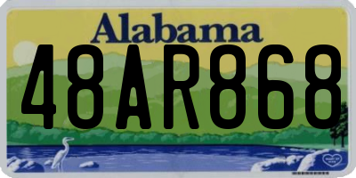 AL license plate 48AR868