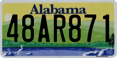 AL license plate 48AR871