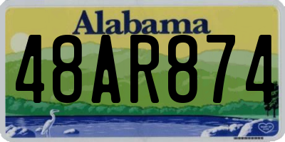 AL license plate 48AR874