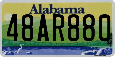 AL license plate 48AR880