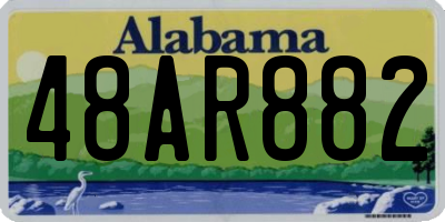 AL license plate 48AR882
