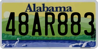AL license plate 48AR883