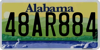 AL license plate 48AR884