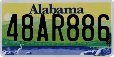 AL license plate 48AR886