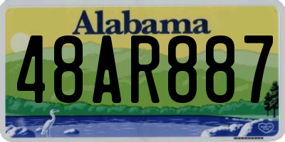 AL license plate 48AR887