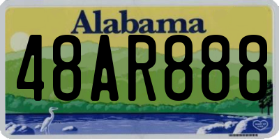 AL license plate 48AR888