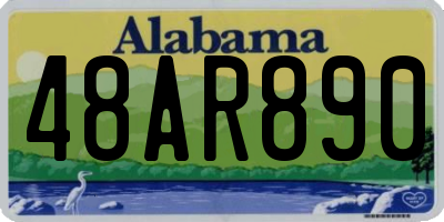 AL license plate 48AR890