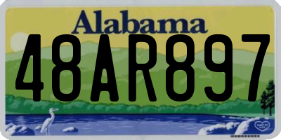 AL license plate 48AR897
