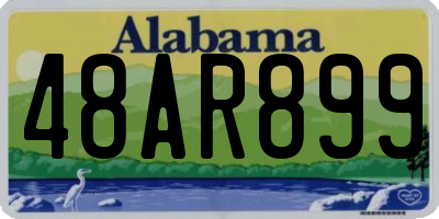 AL license plate 48AR899