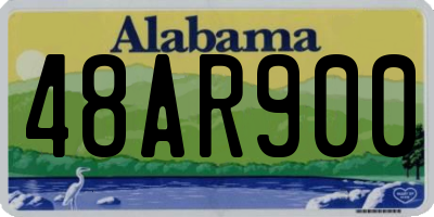 AL license plate 48AR900