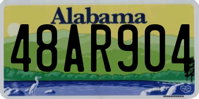 AL license plate 48AR904